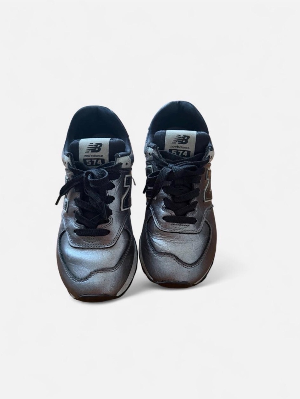 New Balance 574 Metallic Bronze & Black  Women’s Sneakers